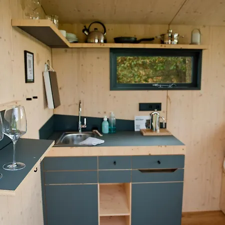 펜션 Sleep Space 2 - Tiny Spot Friesland 쇼르텐스