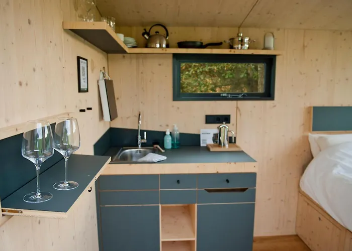 Casa de Férias Sleep Space 2 - Tiny Spot Friesland Schortens